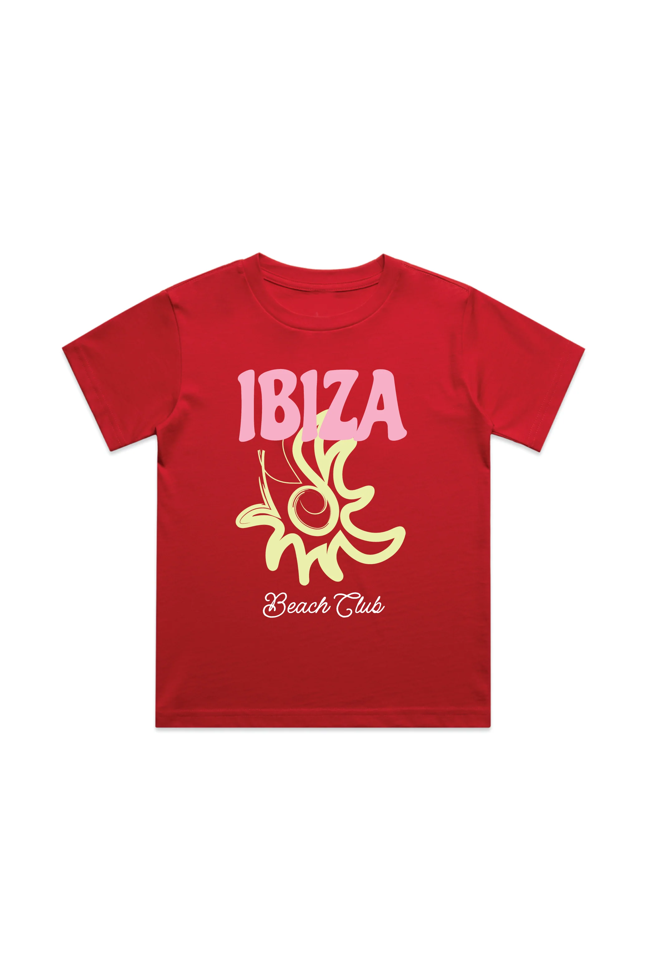 Mini Ibiza red printed premium t-shirt - Image 2