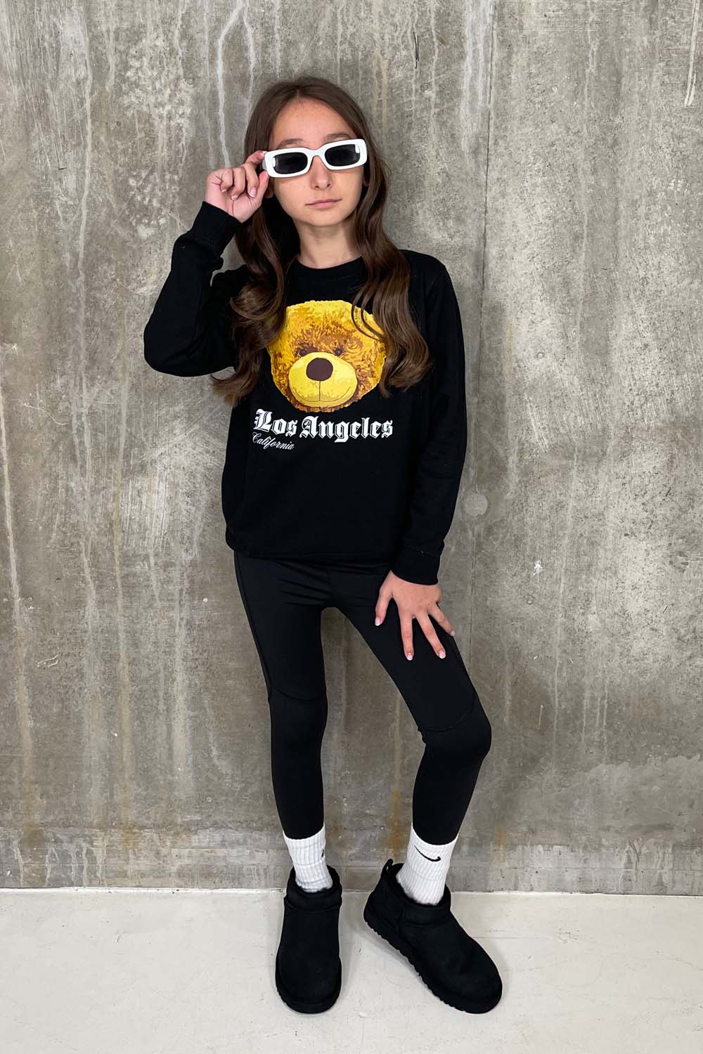 Mini LA Teddy Black sweater