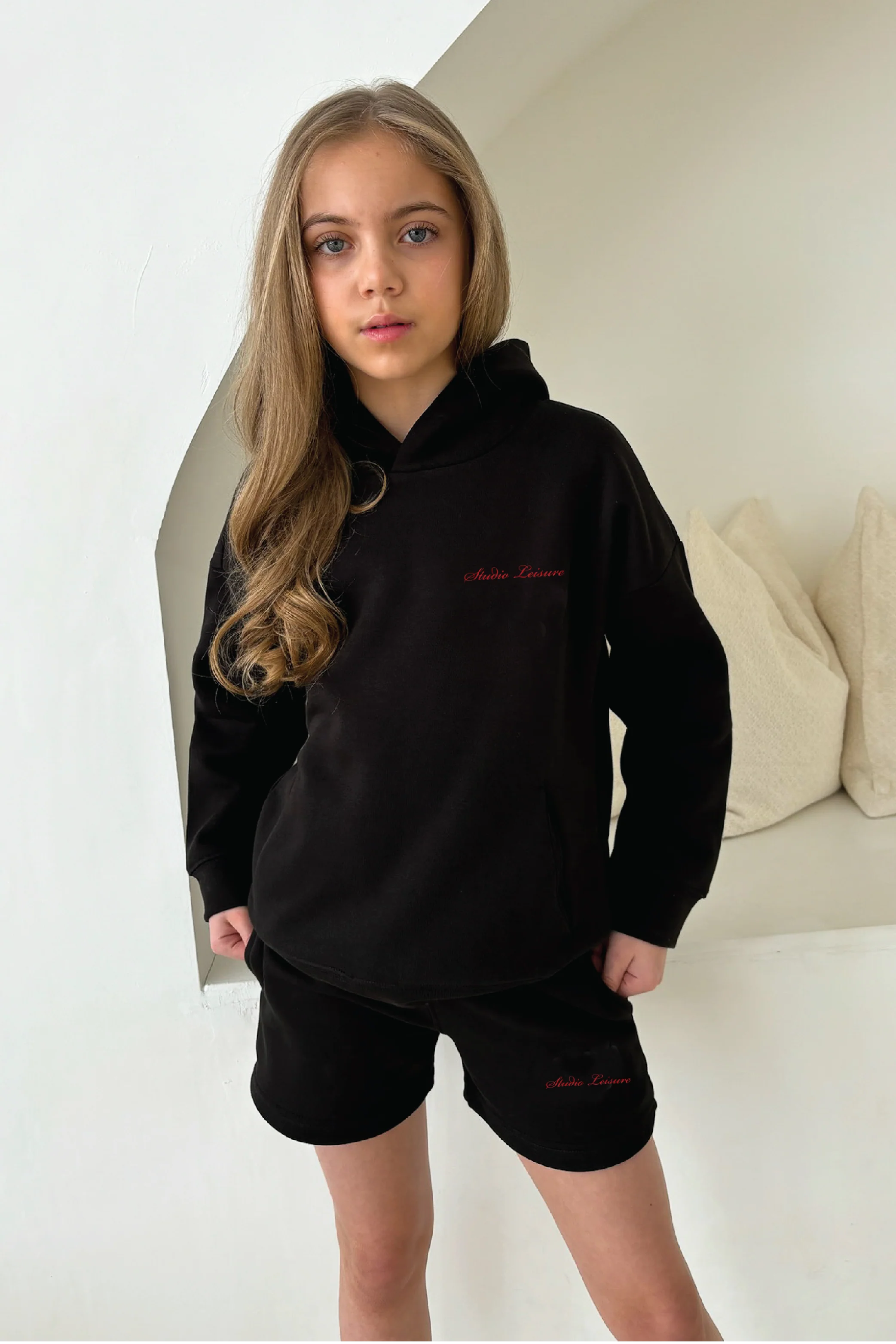 Mini LSRE black bubble printed hoodie - Image 2