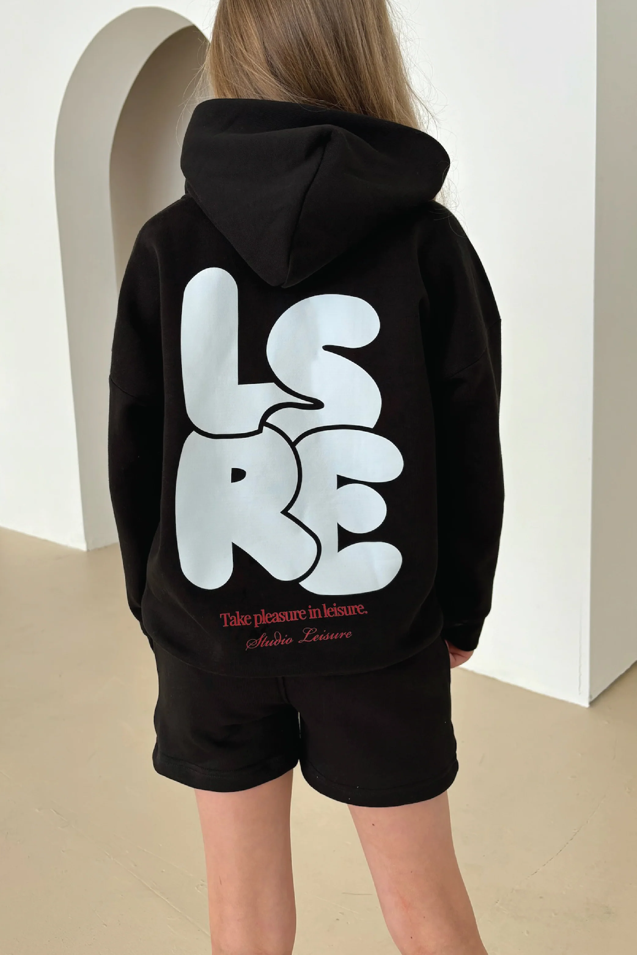 Mini LSRE black bubble printed hoodie - Image 3