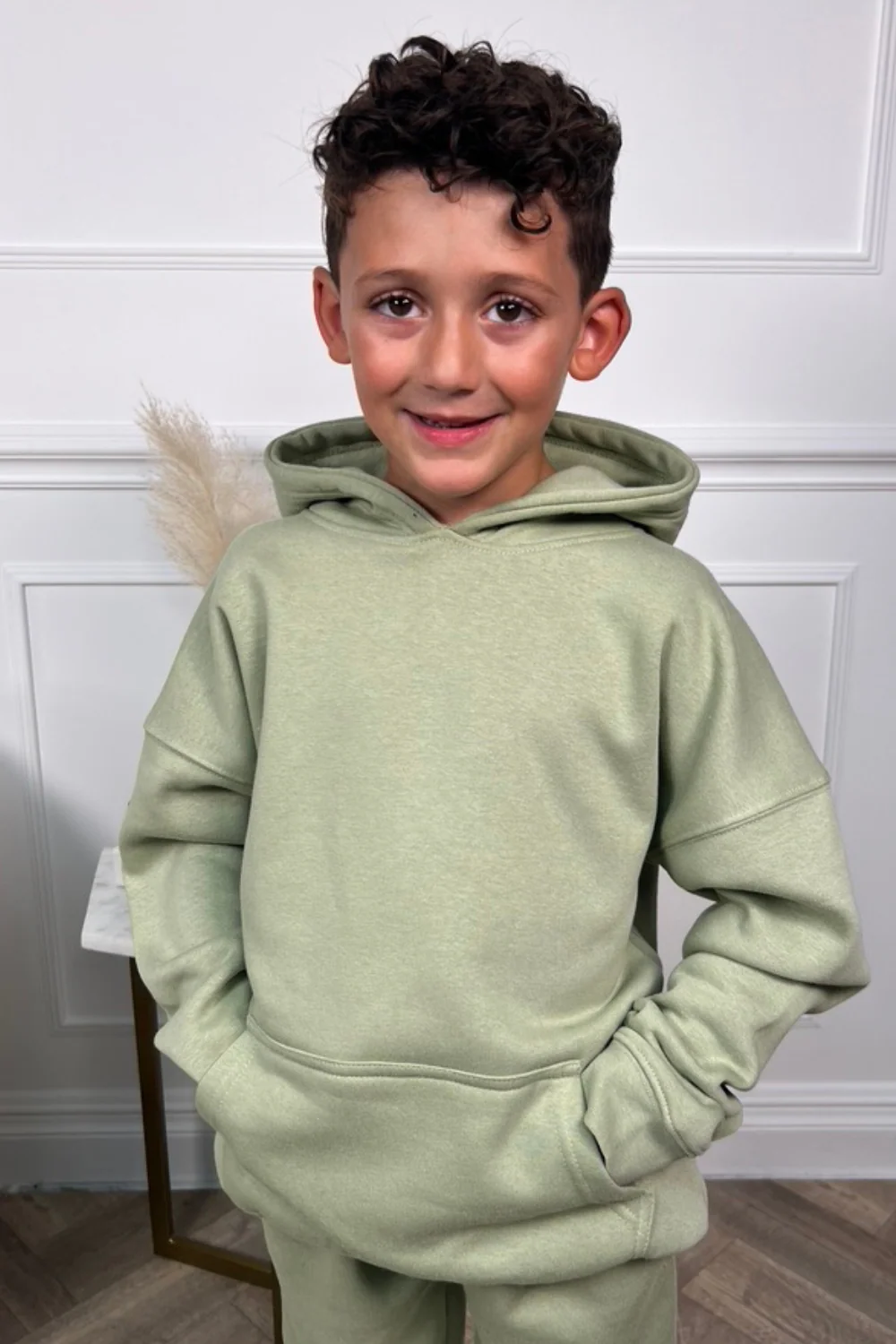 Mini sage premium essential hoodie