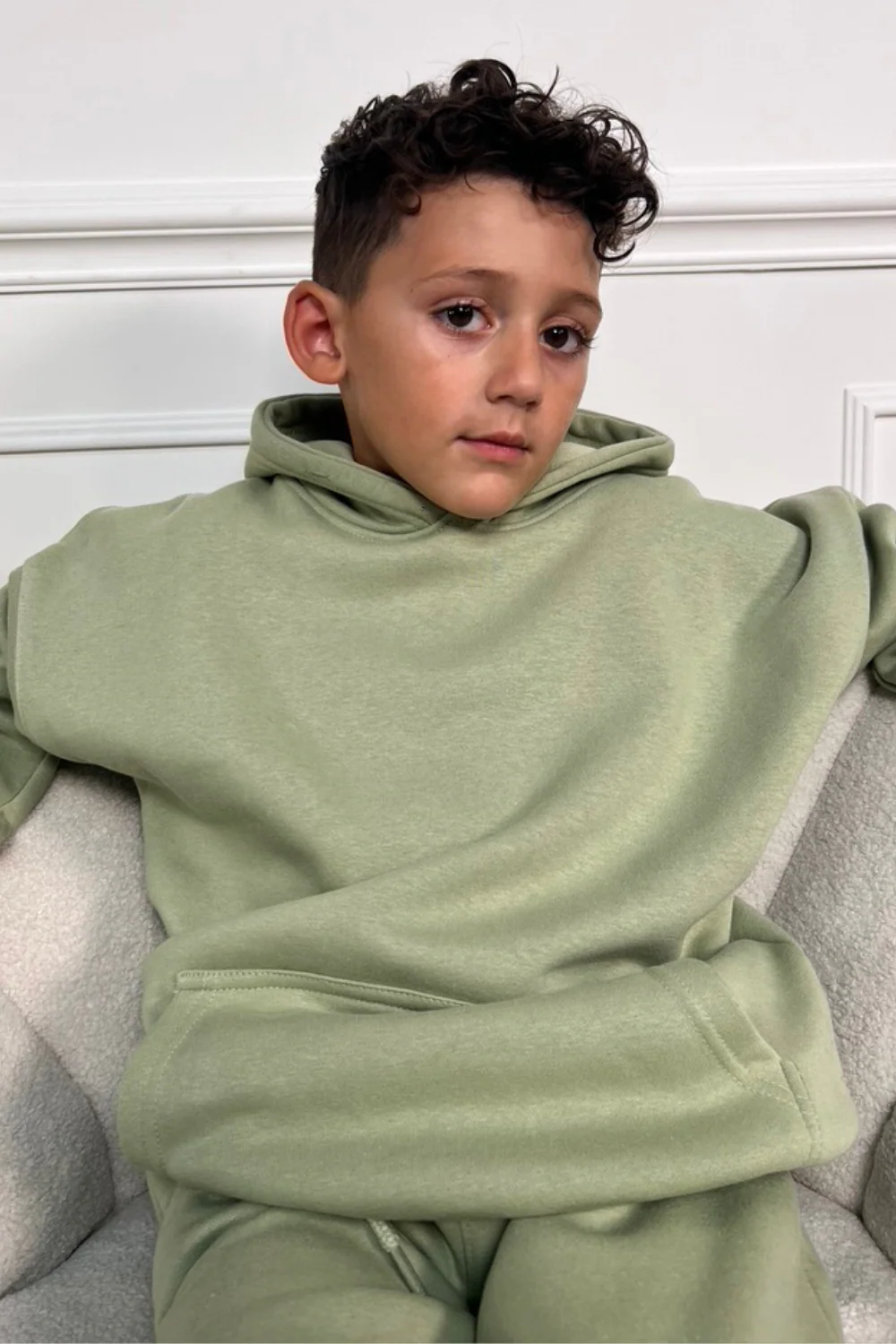 Mini sage premium essential hoodie - Image 2