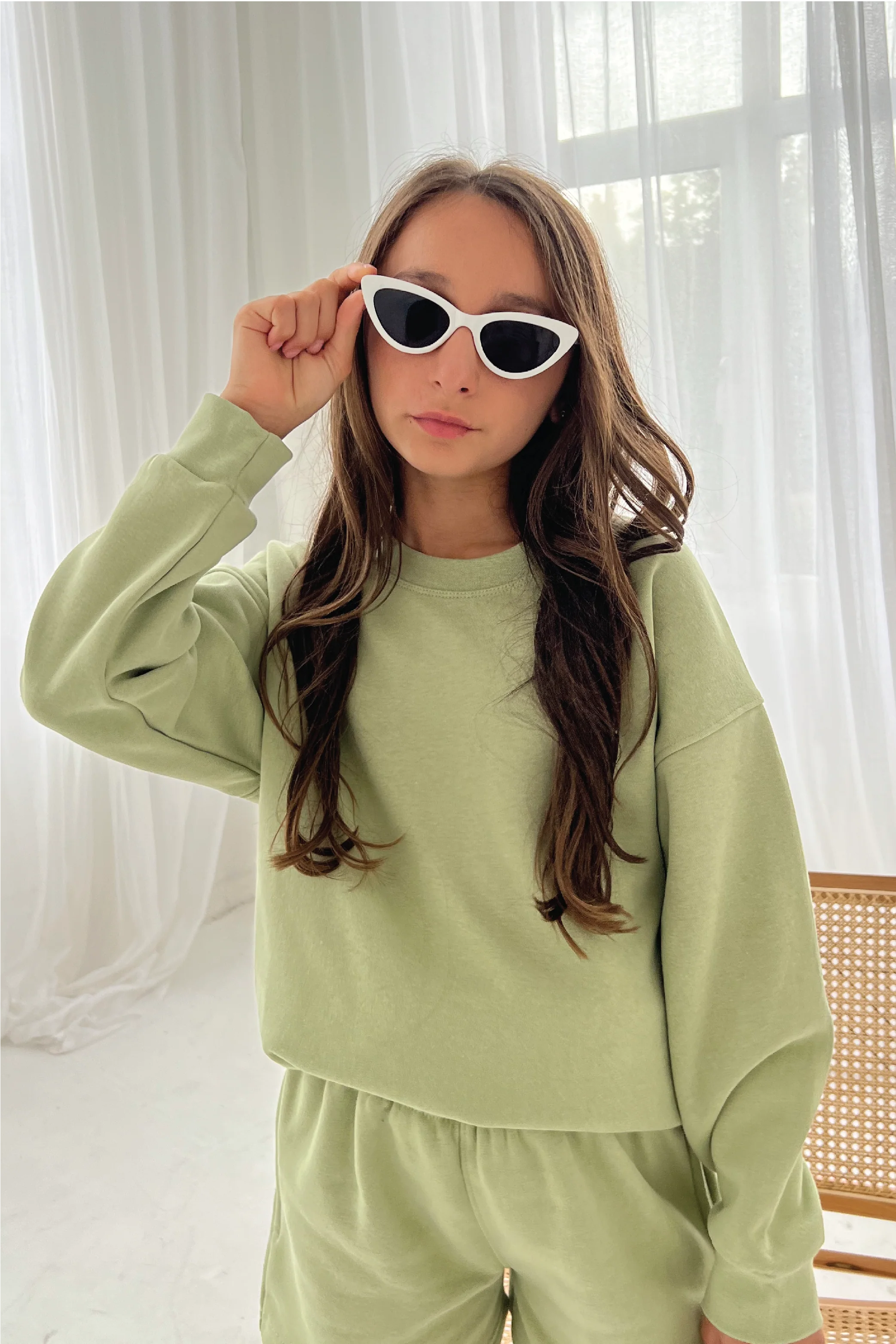Mini sage premium essential sweater - Image 3