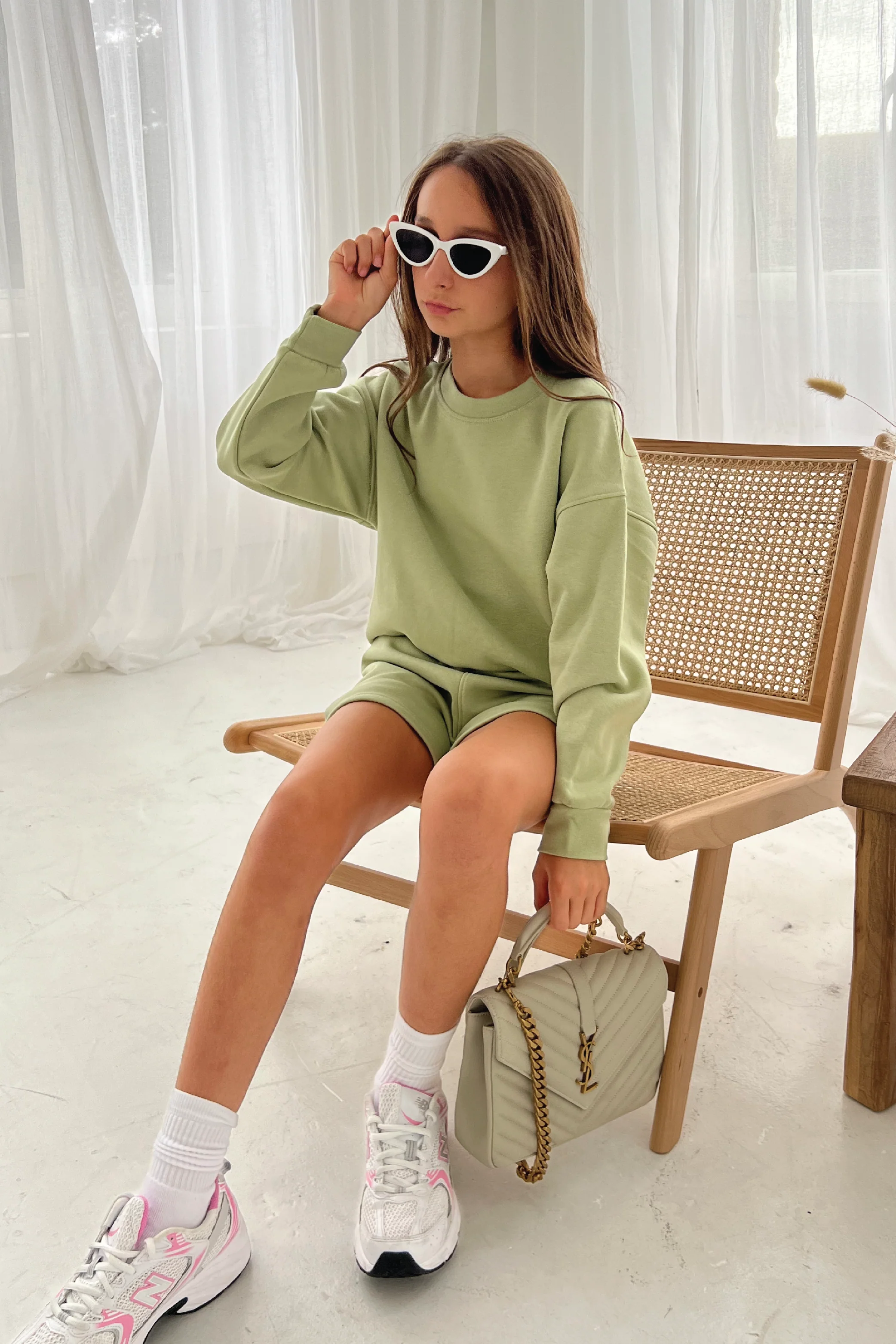 Mini sage premium essential sweater - Image 4
