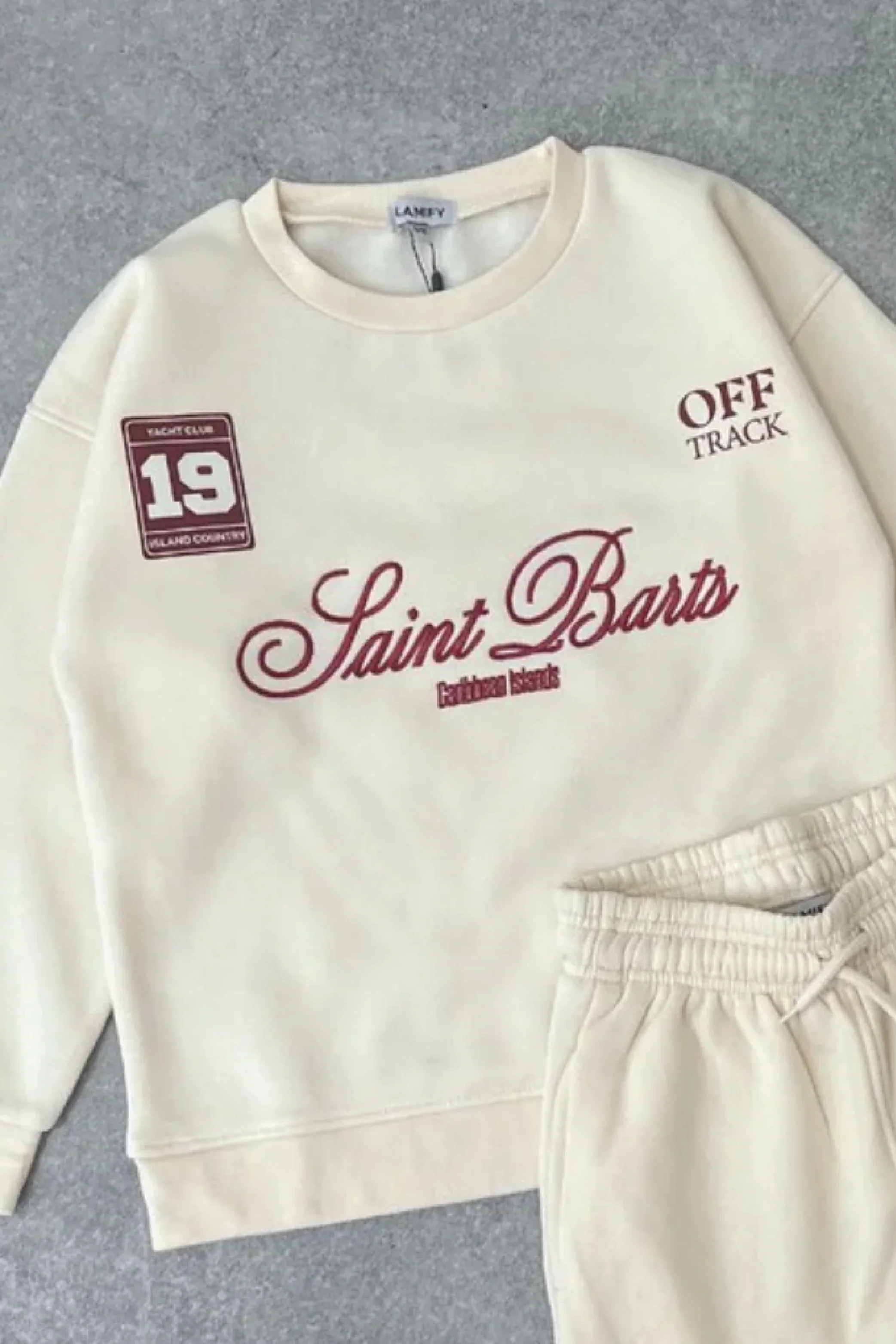 Mini saint barts ecru embroidered sweater - Image 2