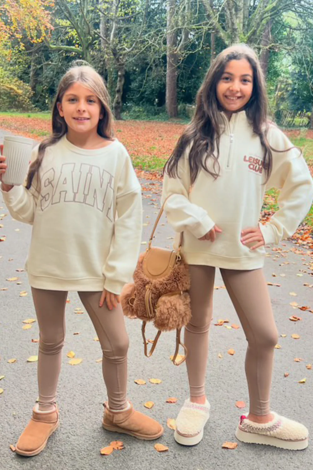 Mini saint ecru printed sweater - Image 2