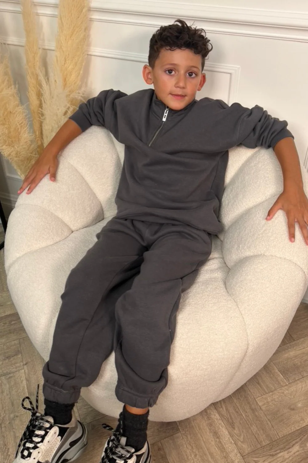 Mini steel grey premium essential joggers - Image 2