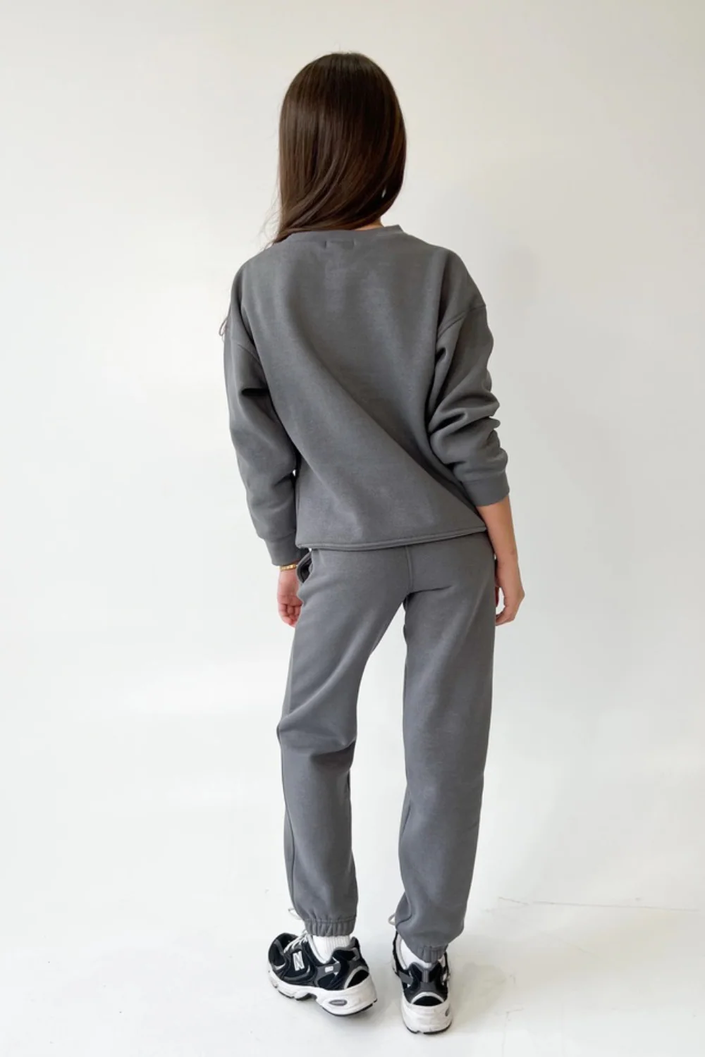 Mini studio LSRE steel grey varsity embroidered joggers - Image 2