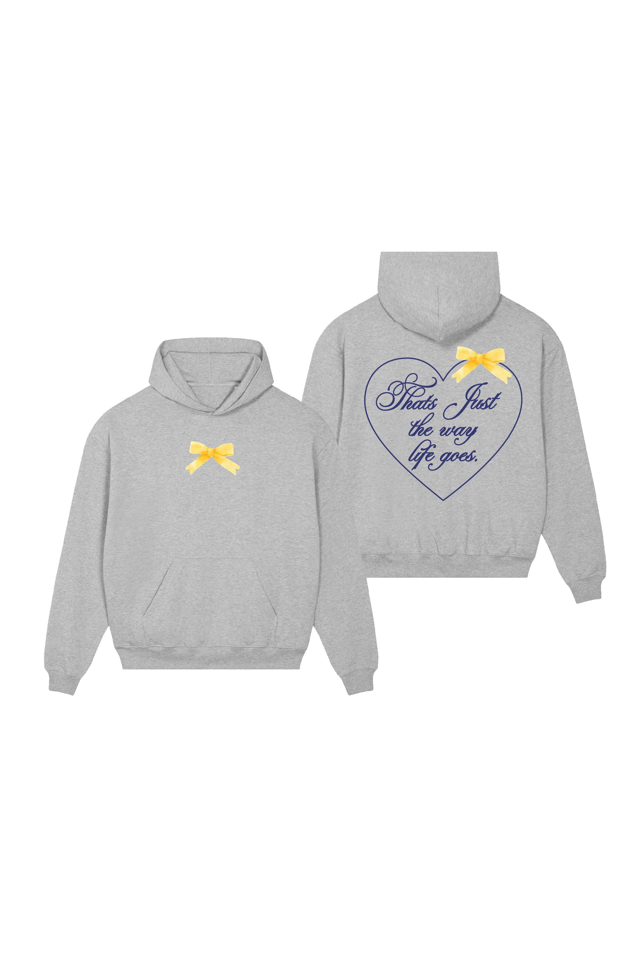 Mini thats just the way life goes grey printed hoodie - Image 5
