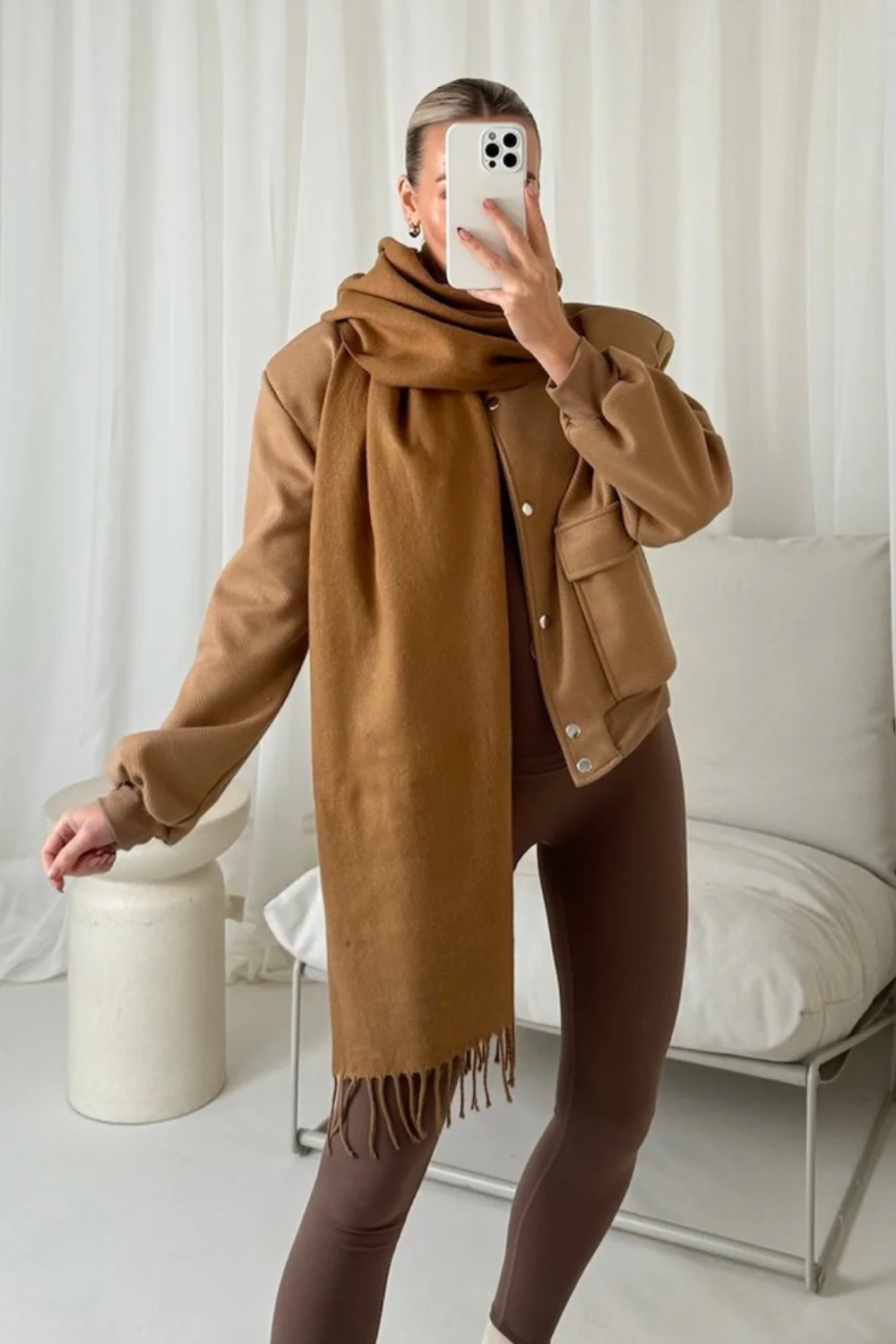 Missy camel scarf - Image 2