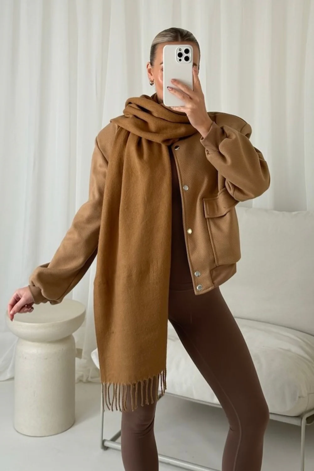 Missy camel scarf - Image 3