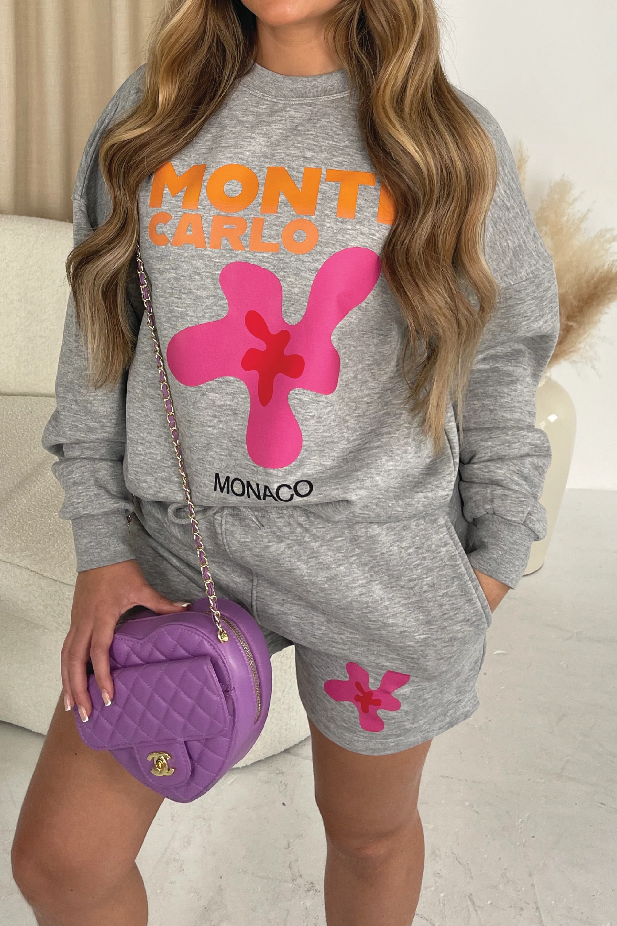Monte Carlo Grey PREMIUM loungewear set - Image 2