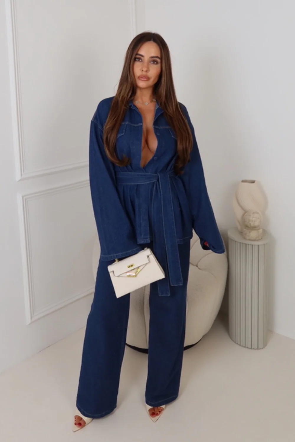NEVADA BLUE BELTED DEMIN CO ORD - Image 3