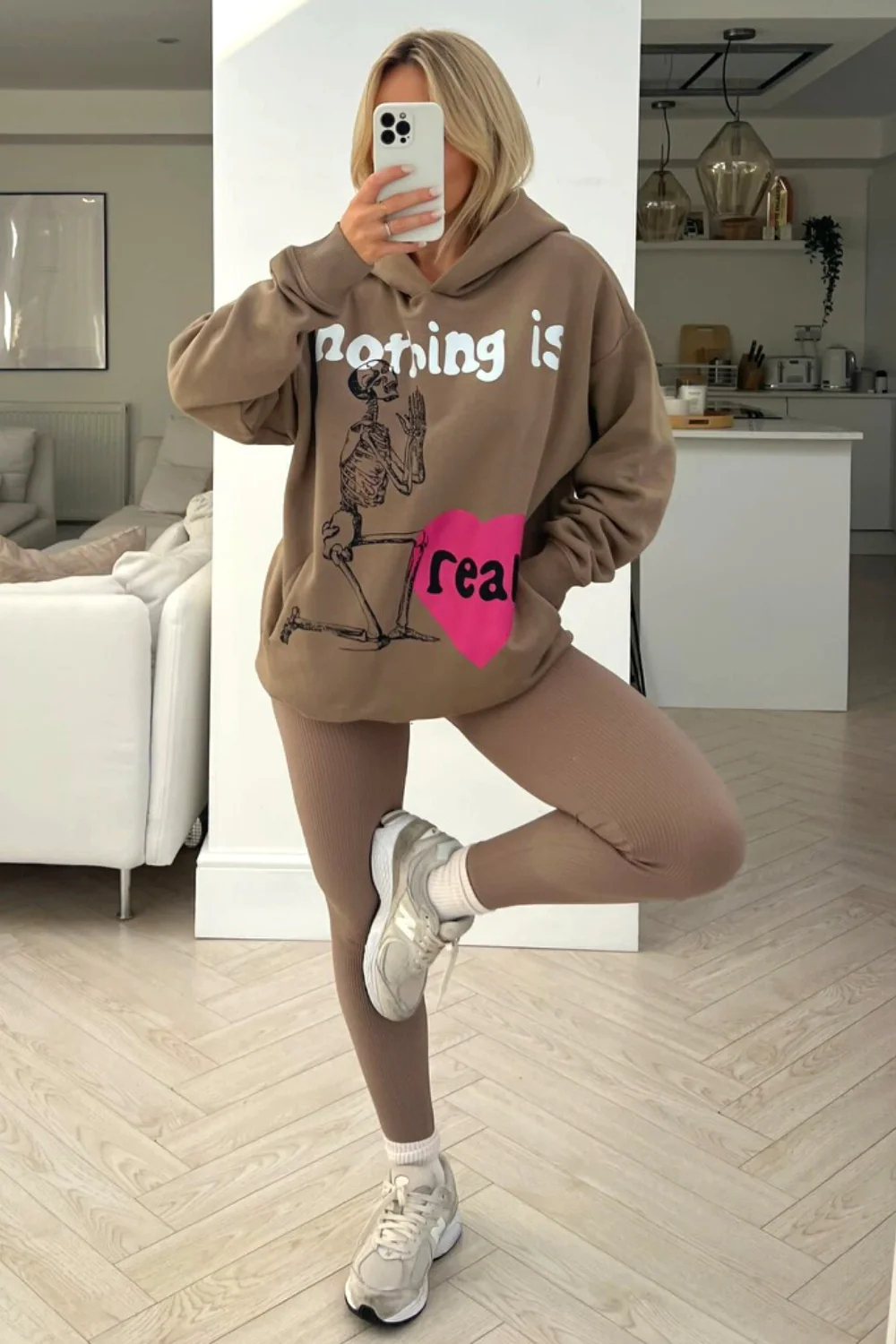 Nothing is Real stone Premium printed hoodie - Image 2