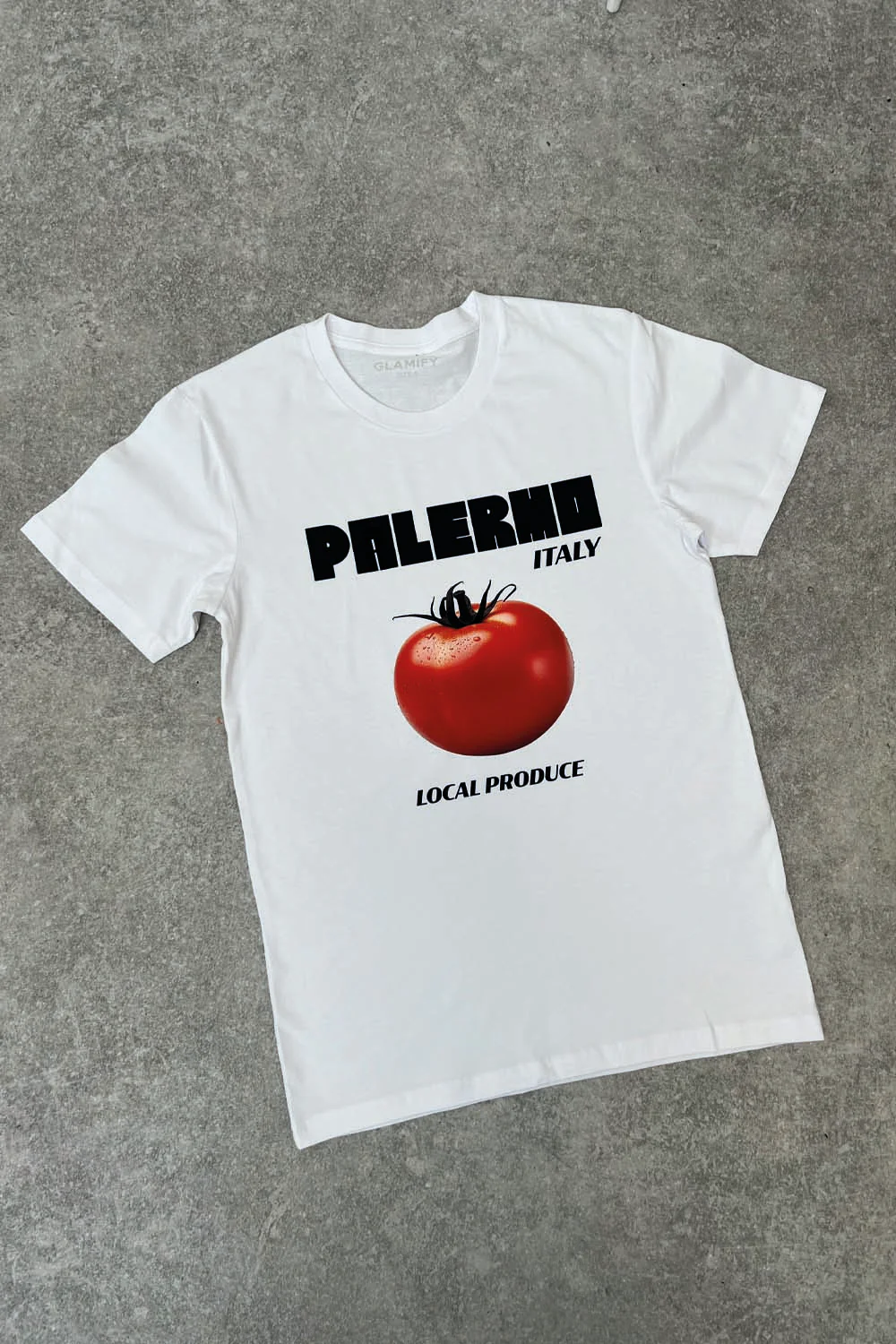 Palermo printed white t-shirt - Image 2