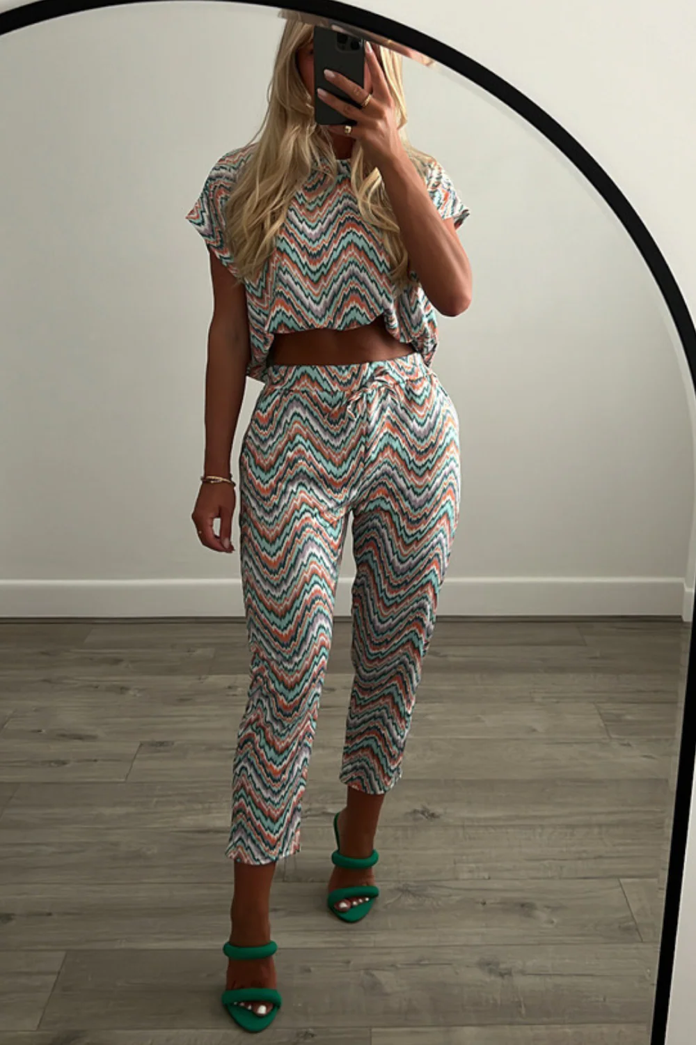 Paris multi box top trouser coord - Image 2