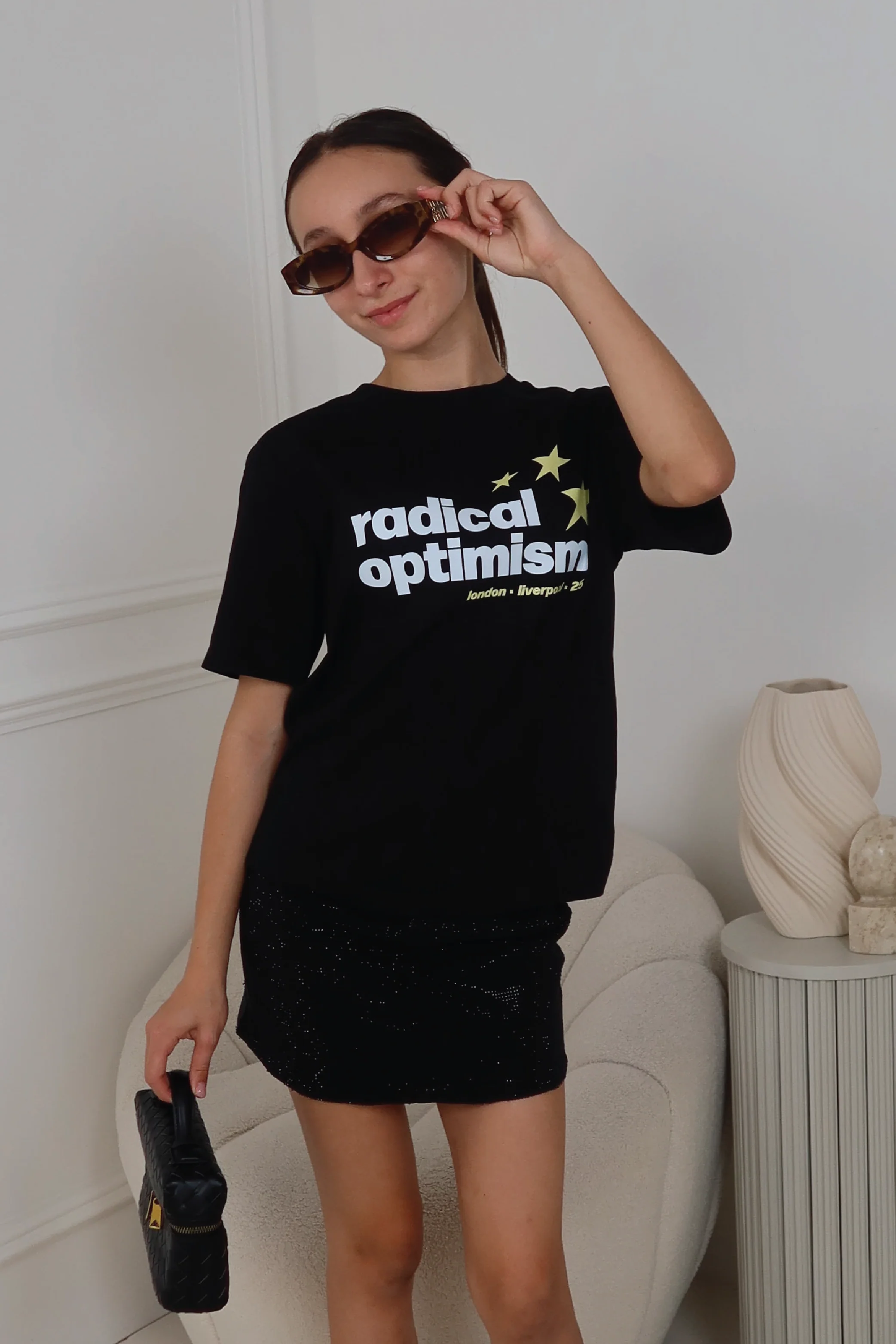 Mini Radical Optimism black printed t-shirt - Image 2
