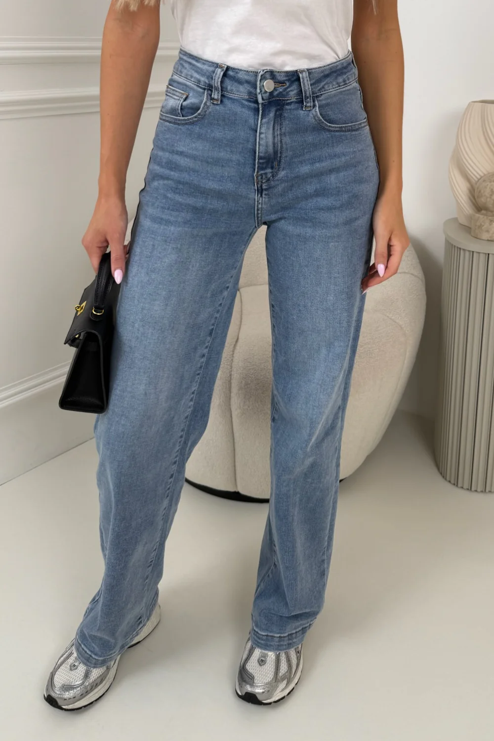 ROSIE BLUE DENIM STRAIGHT LEG JEANS