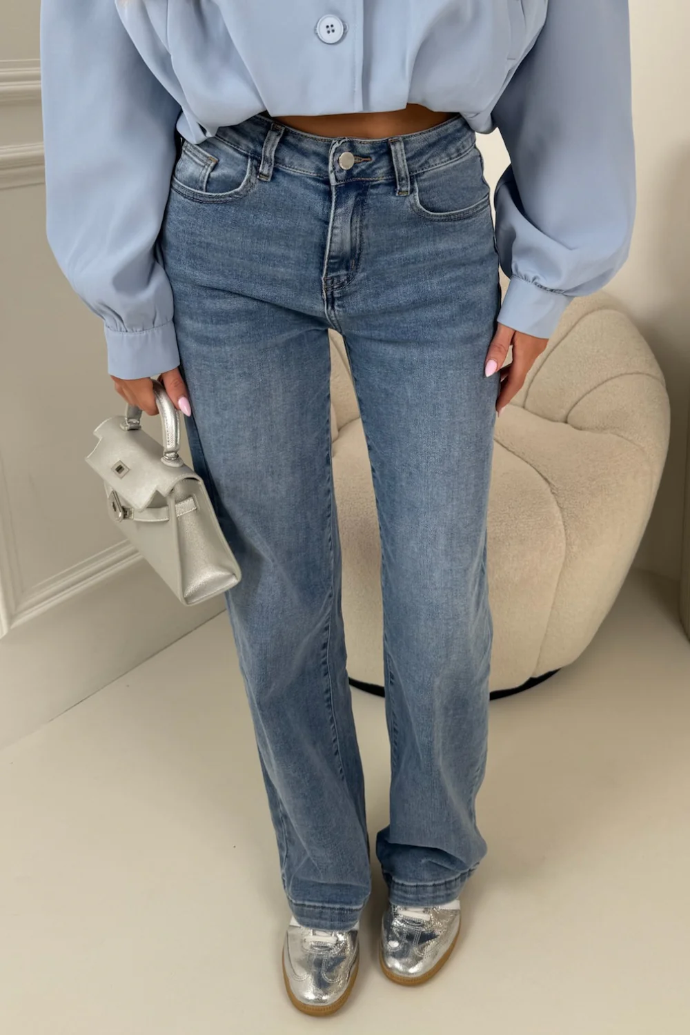 ROSIE BLUE DENIM STRAIGHT LEG JEANS - Image 2