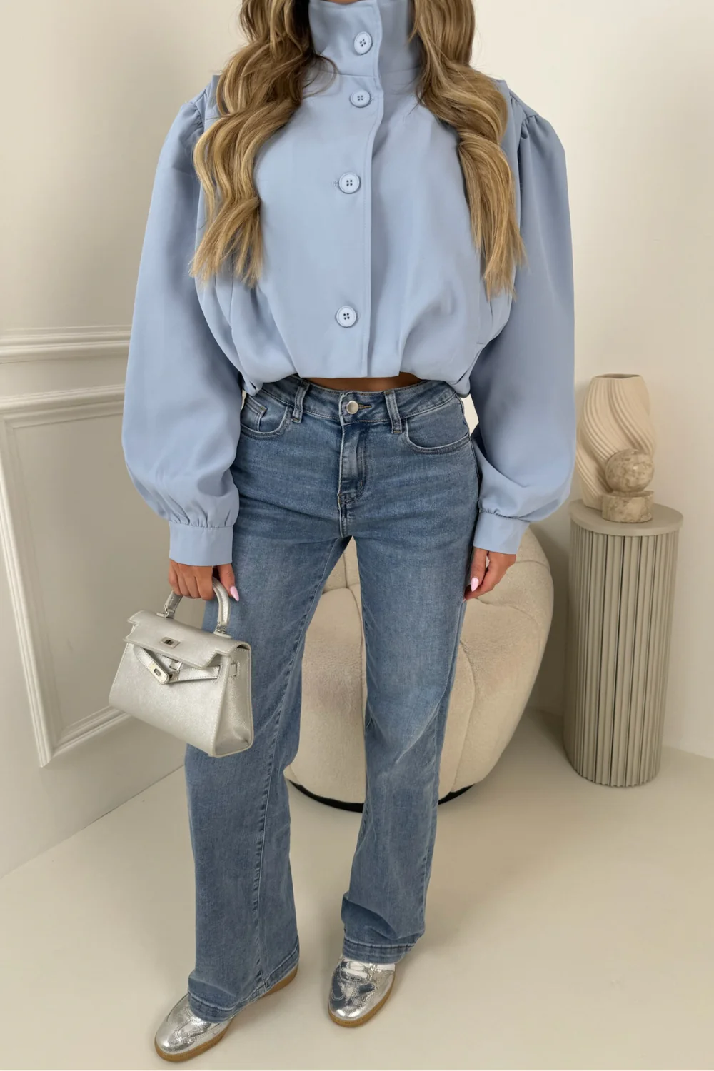 ROSIE BLUE DENIM STRAIGHT LEG JEANS - Image 4