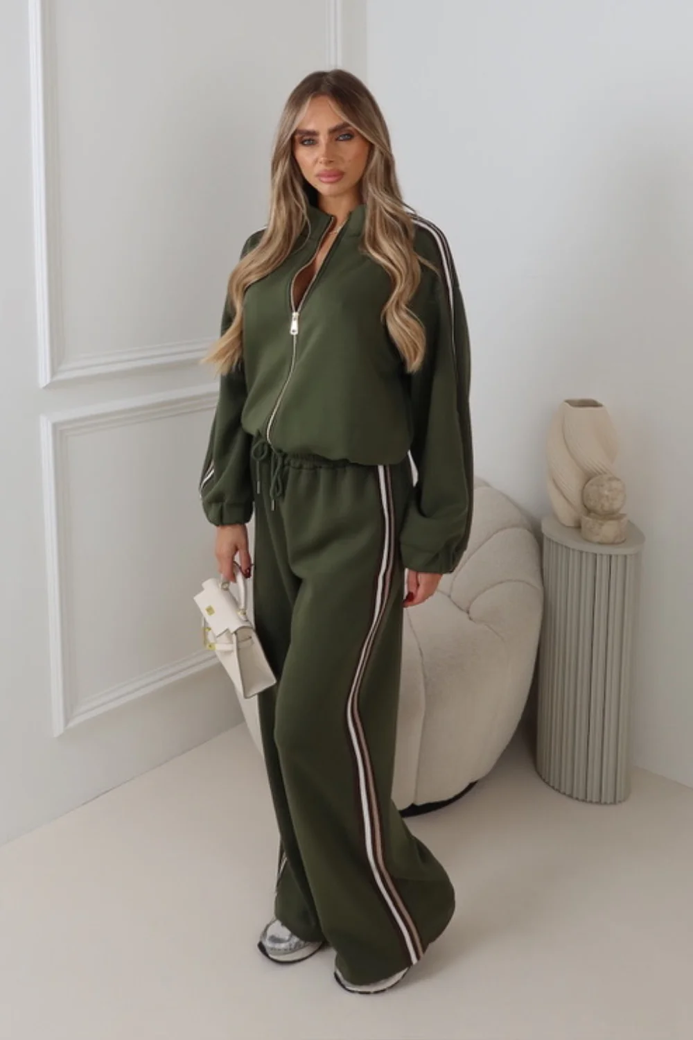 ROSSI GREEN STRIPED TRACKSUIT - Image 4