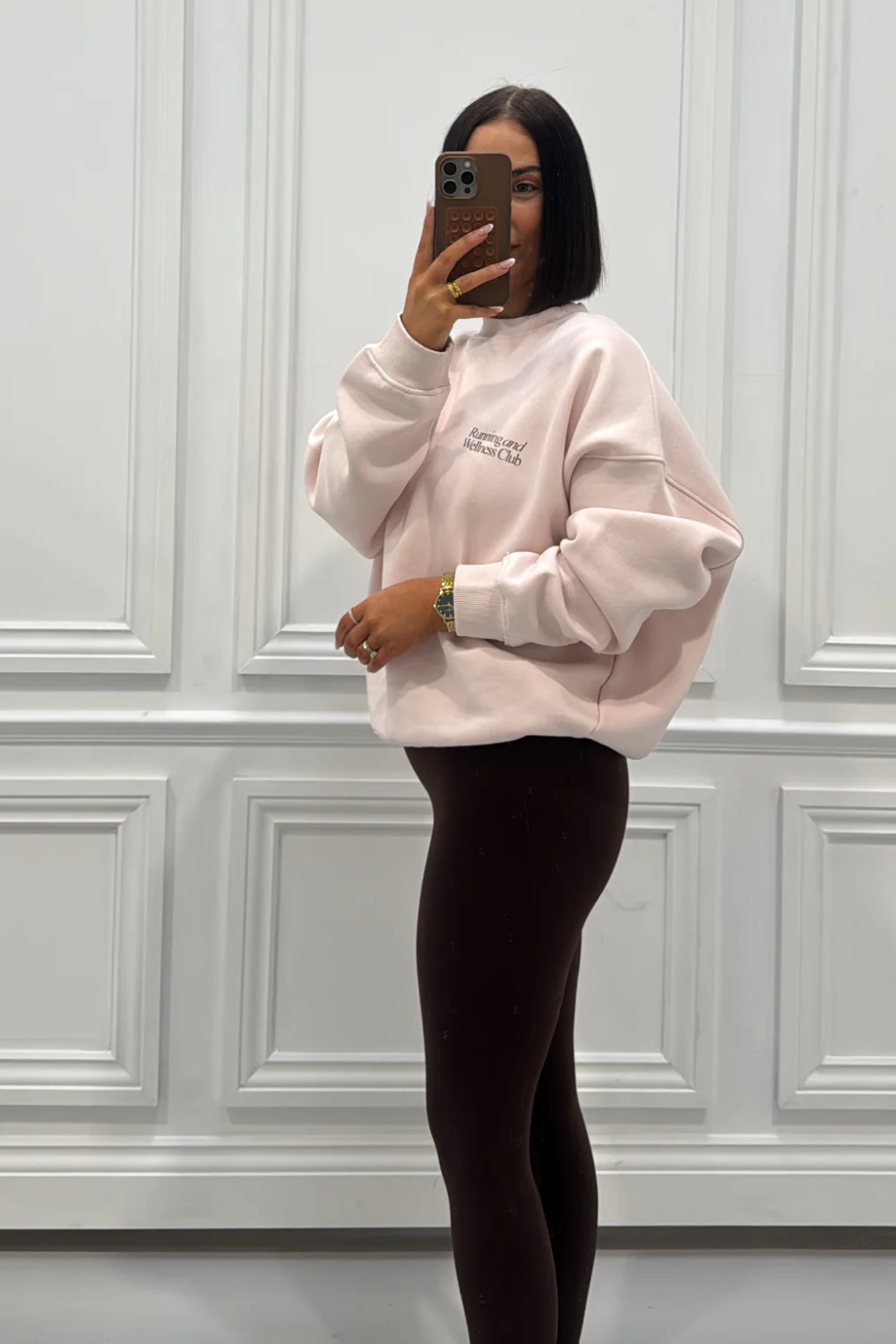 RUNNING & WELLNESS PINK PRINTED SWEATER - Image 3