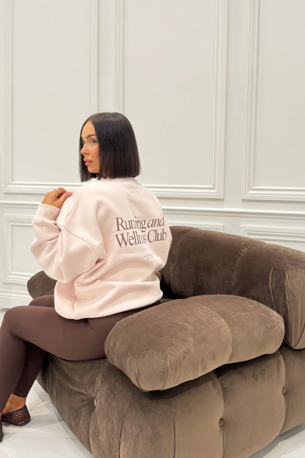 RUNNING & WELLNESS PINK PRINTED SWEATER - Image 4