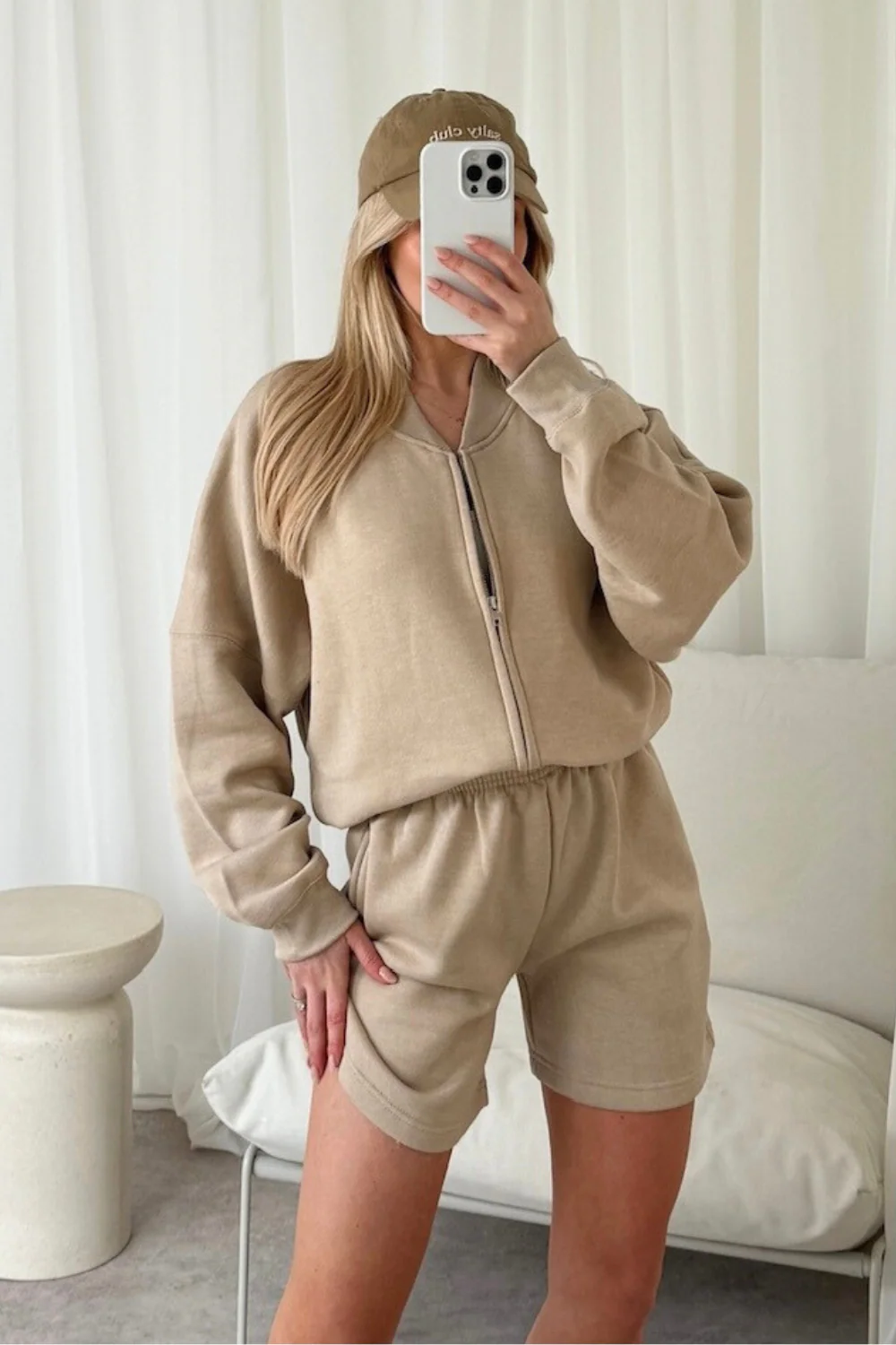 Siobhan stone bomber jacket and shorts loungewear - Image 3