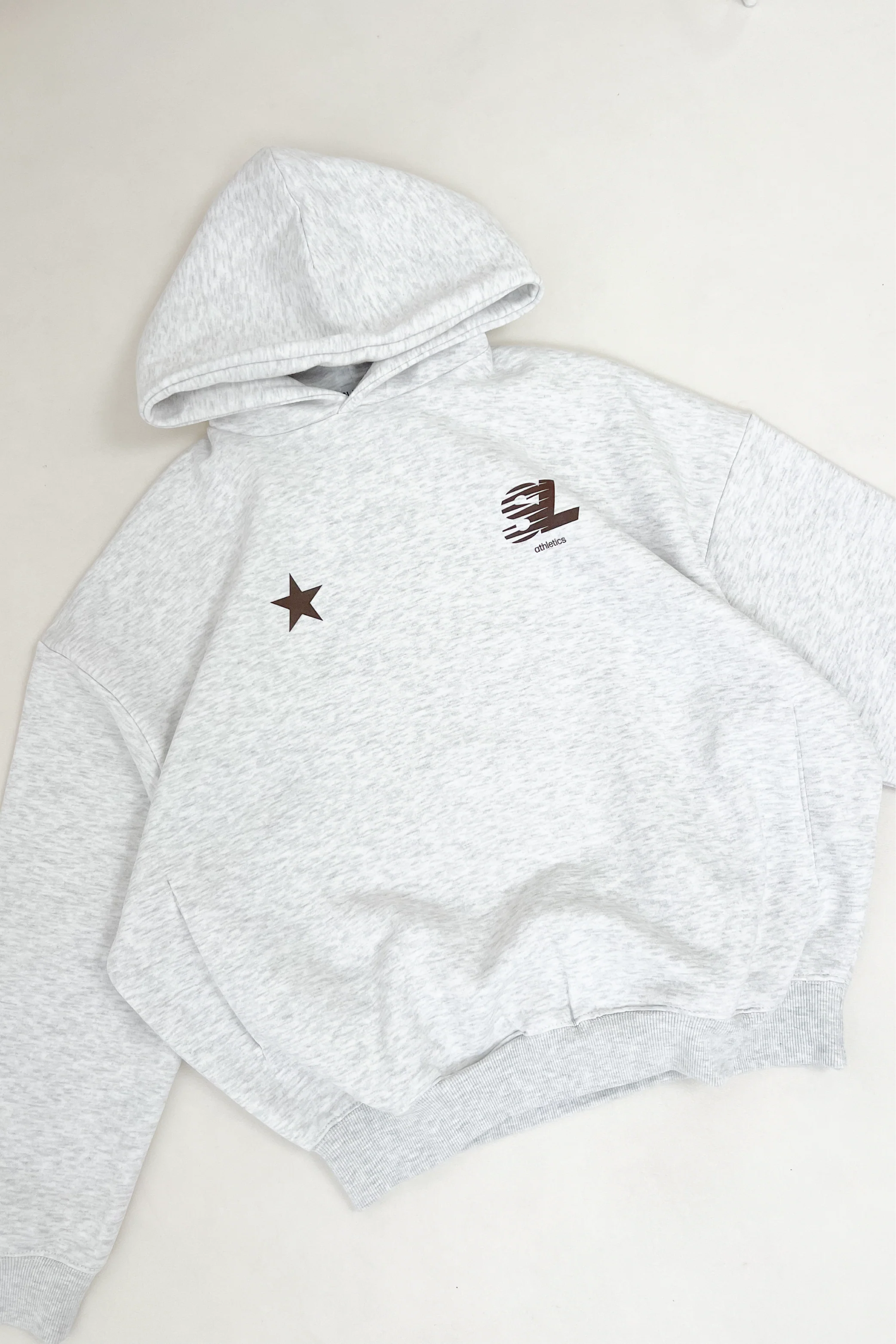 SL STAR LIGHT MARL PRINTED HOODIE AND STRAIGHT LEG LOUNGEWEAR - Image 4