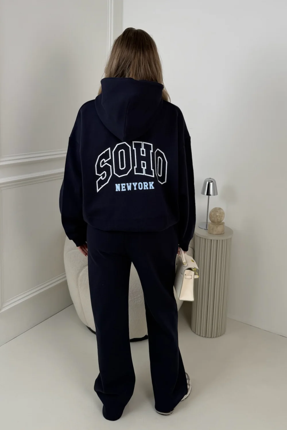 SOHO NAVY PRINT & EMBROIDERED HOODIE - Image 4