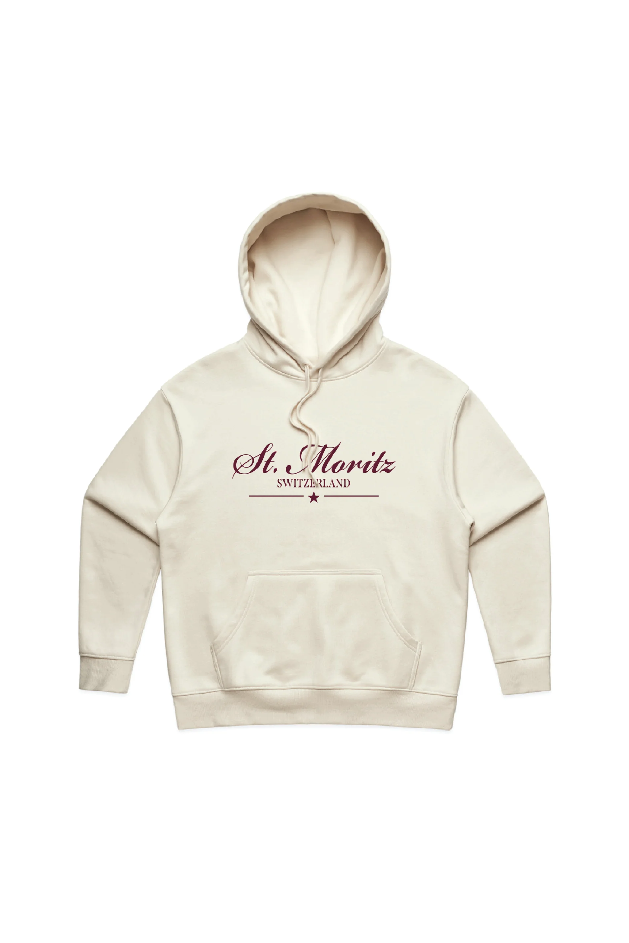 St Moritz ecru embroidered premium relaxed hoodie and leggings - Image 4