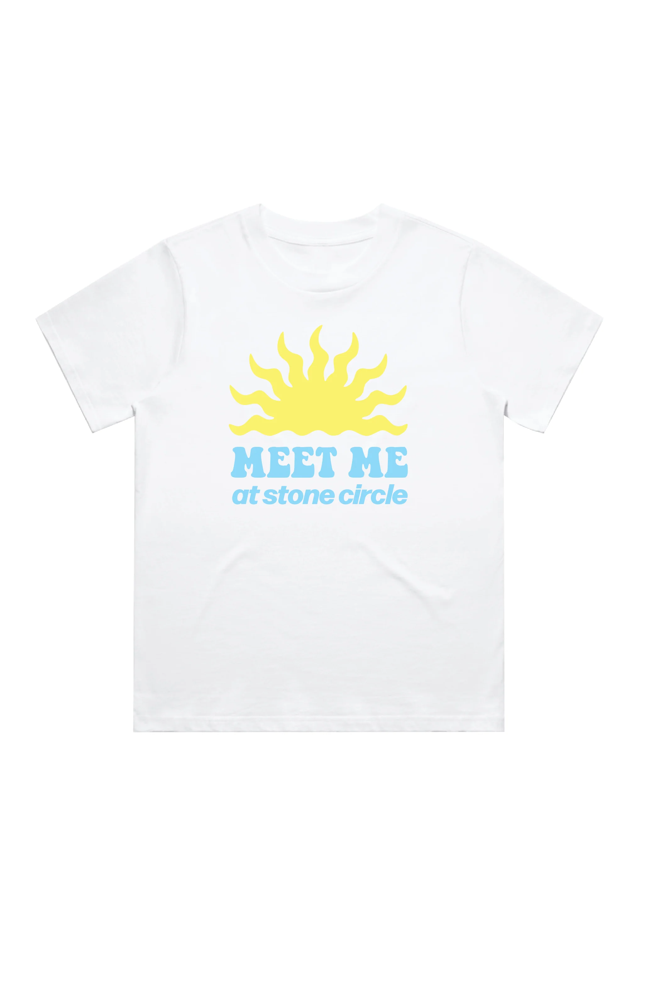 Stone circle white heavyweight printed t-shirt - Image 4