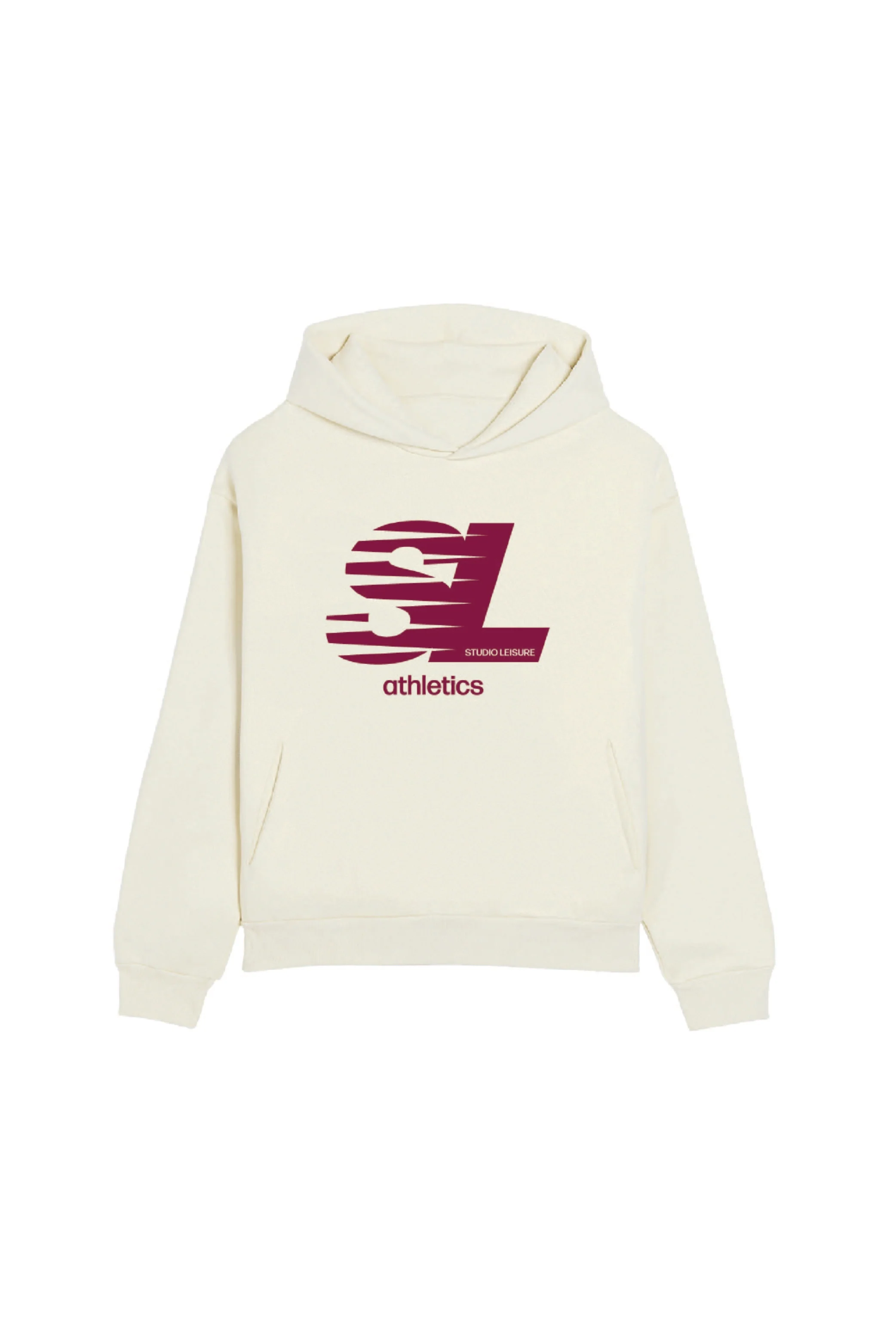 Studio leisure athletics ecru printed hoodie - Image 4