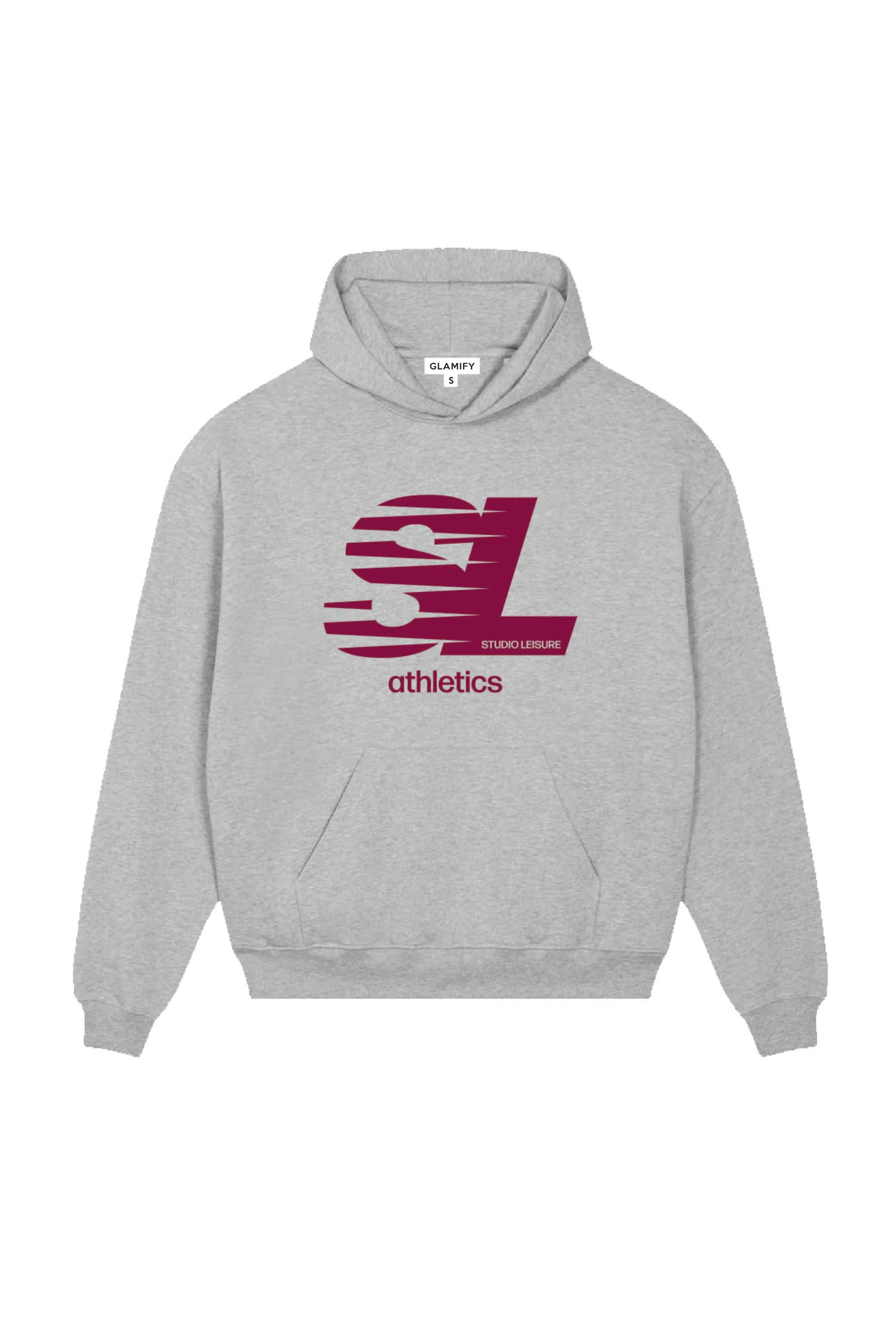Studio leisure athletics marl grey printed hoodie - Image 3