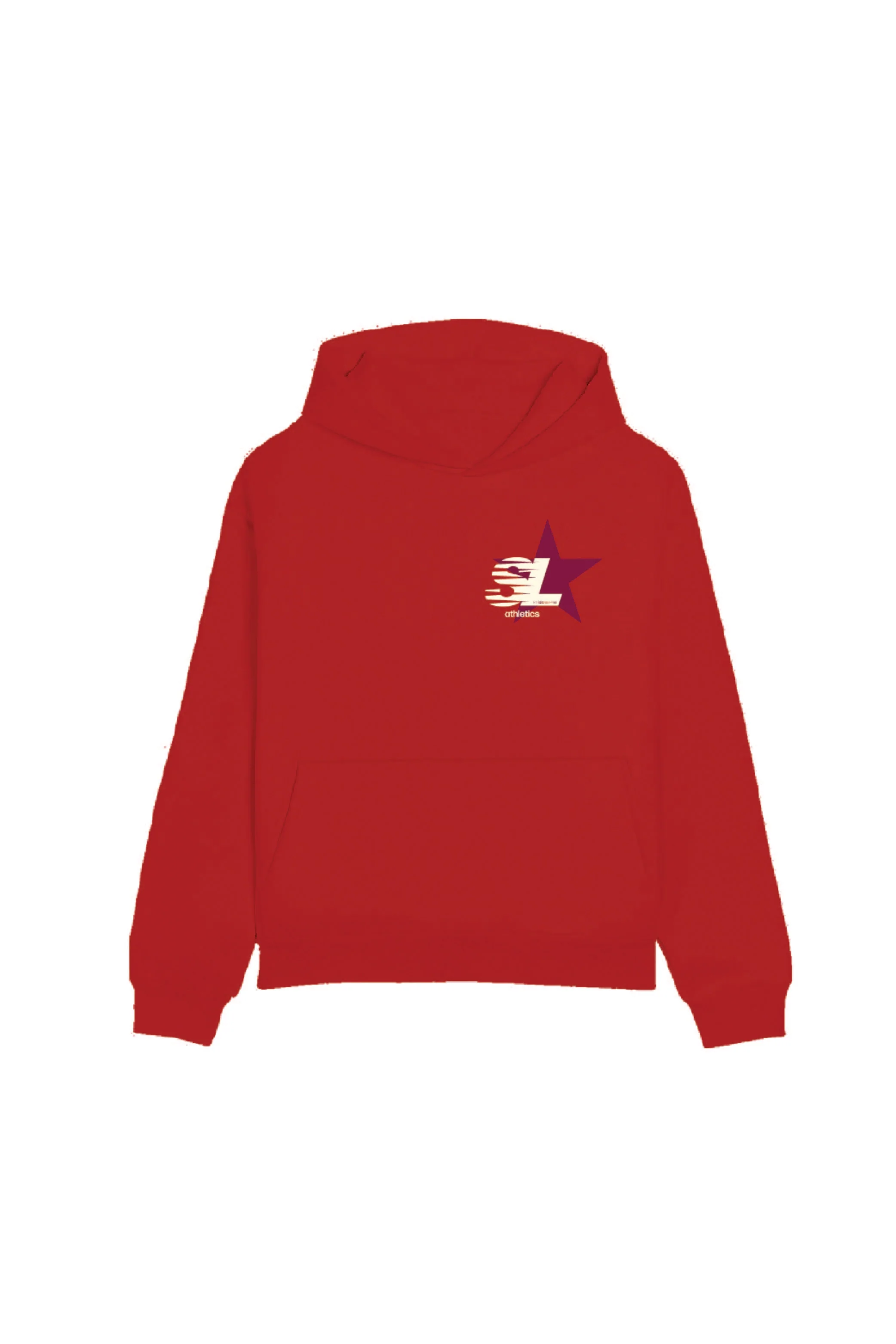 Studio leisure star red printed hoodie - Image 3