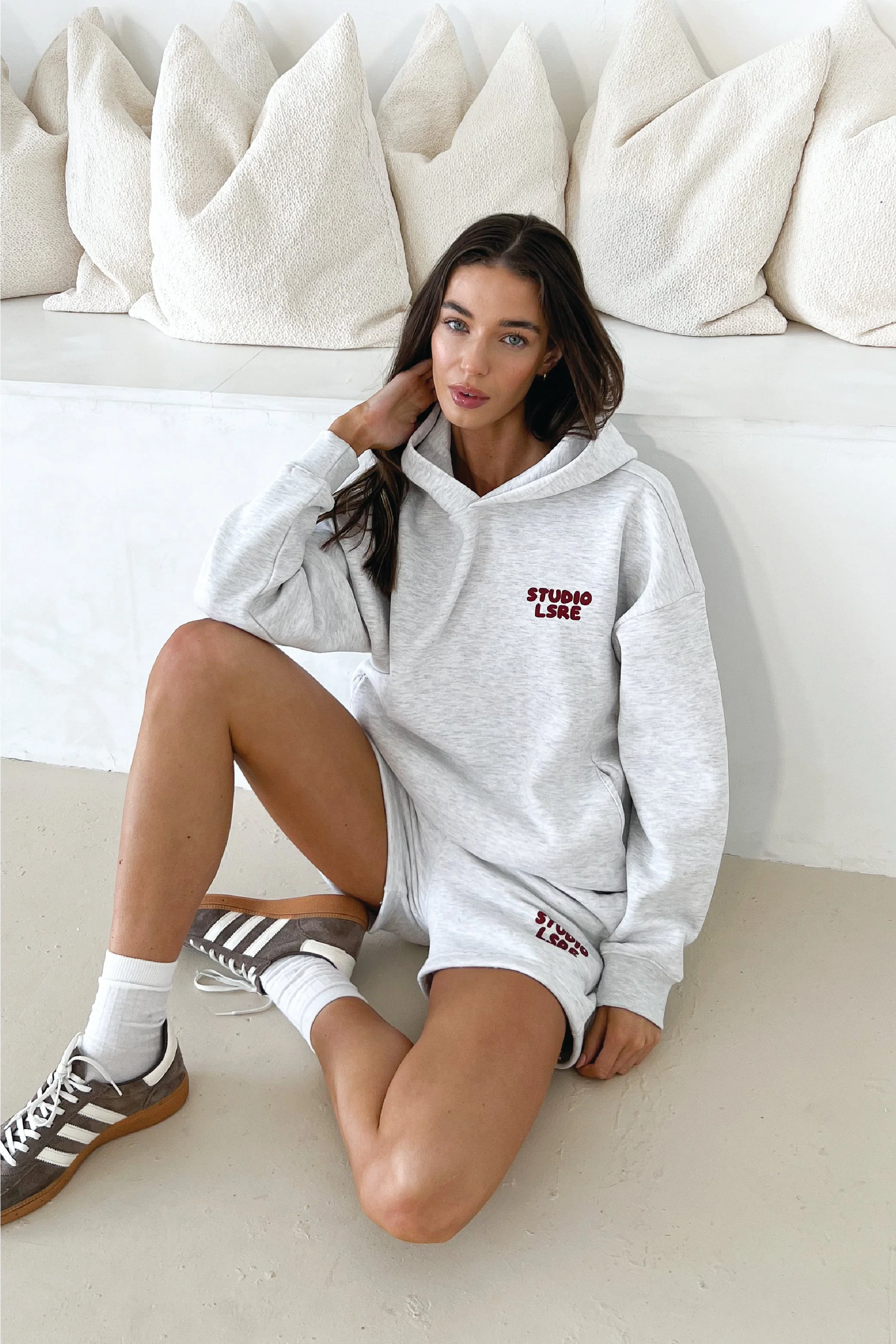 Studio LSRE bubble marl printed premium relaxed hoodie - Image 3