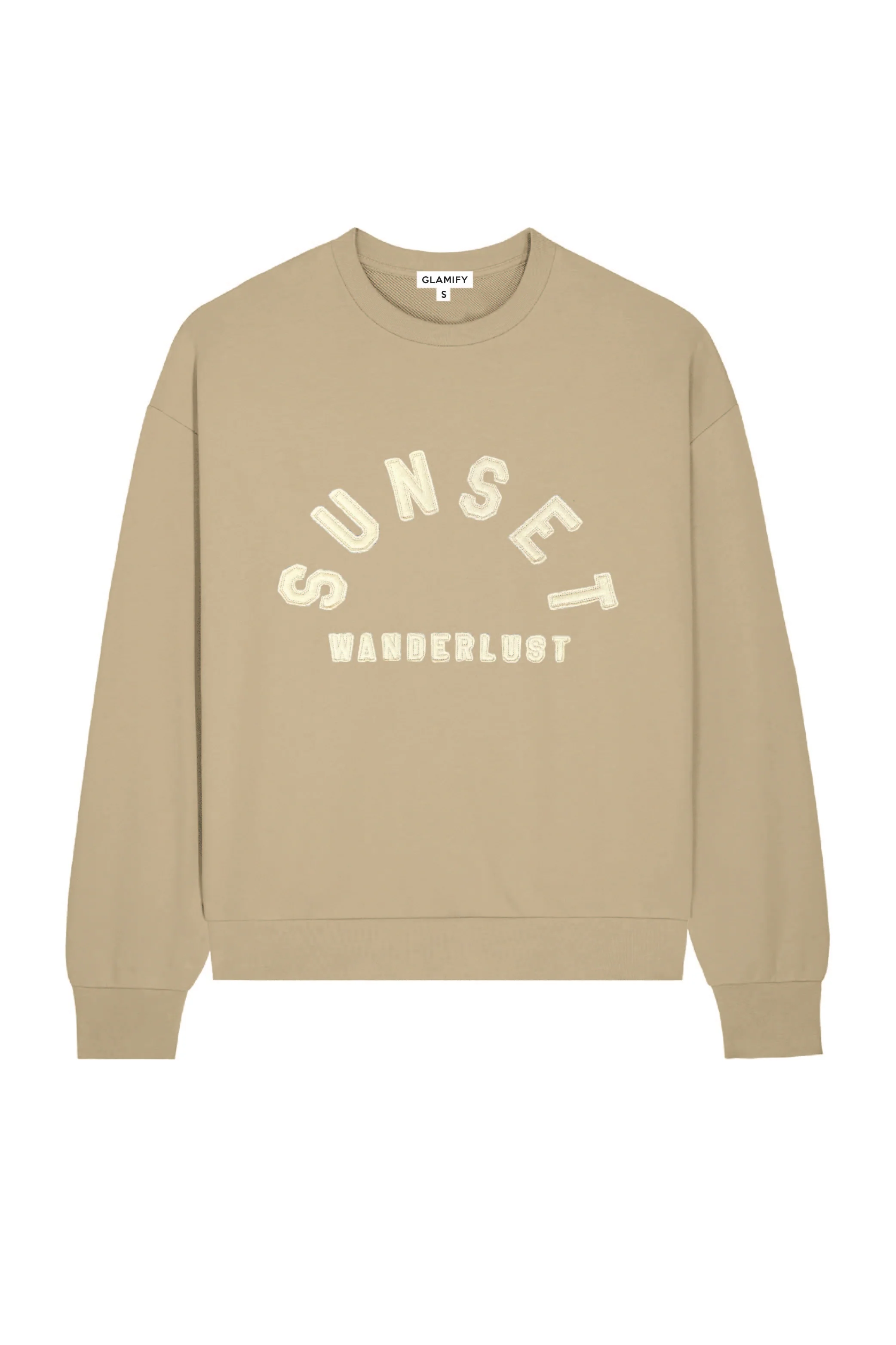 Sunset wanderlust stone applique embroidered sweater - Image 2
