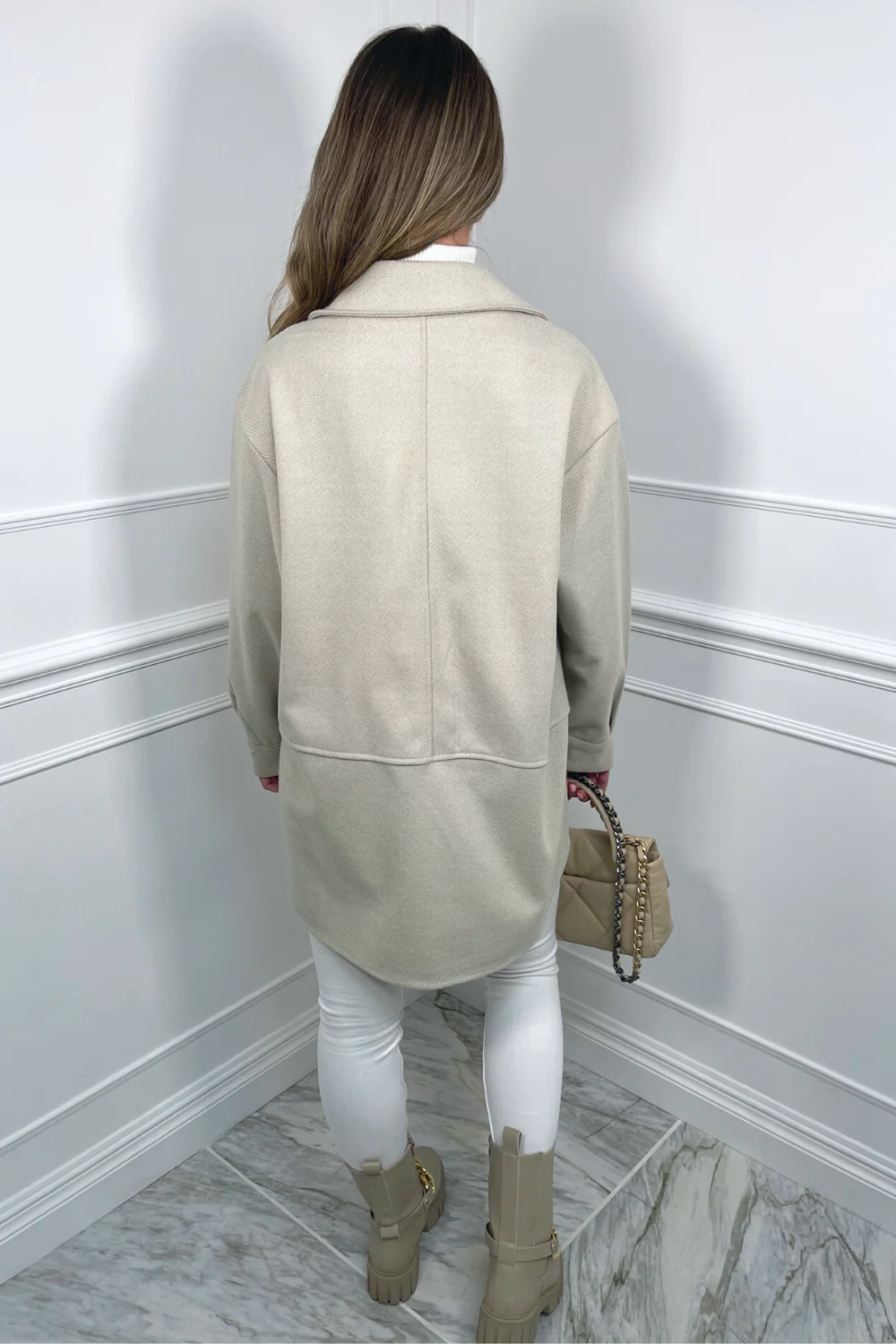 Tiesha stone button up Shacket - Image 5