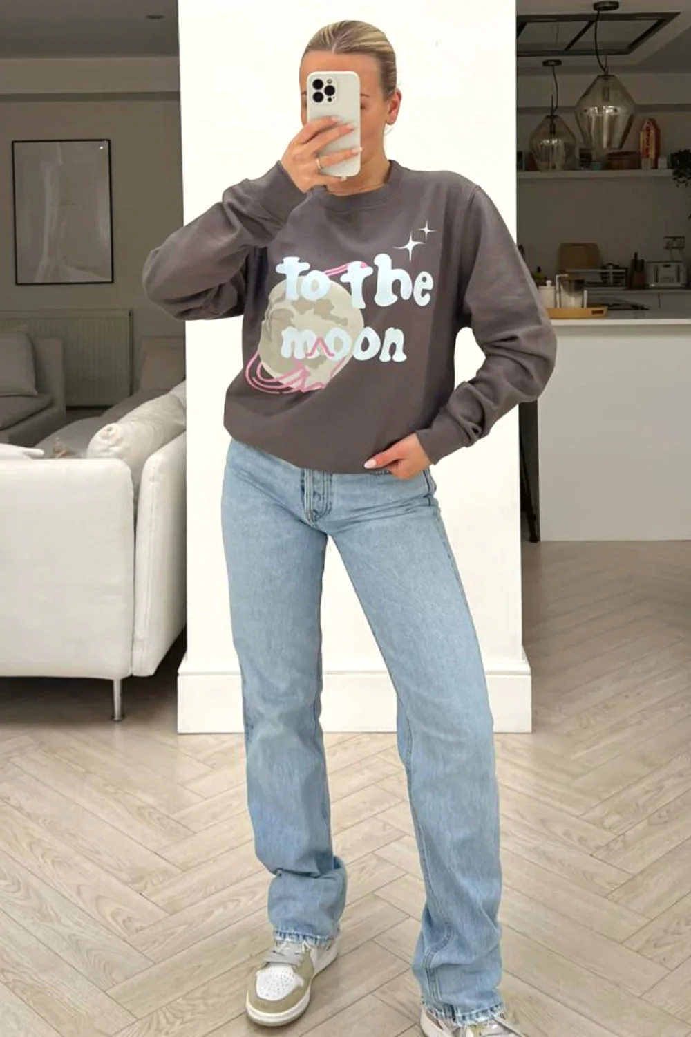 To the moon Steel printed sweater - Image 2