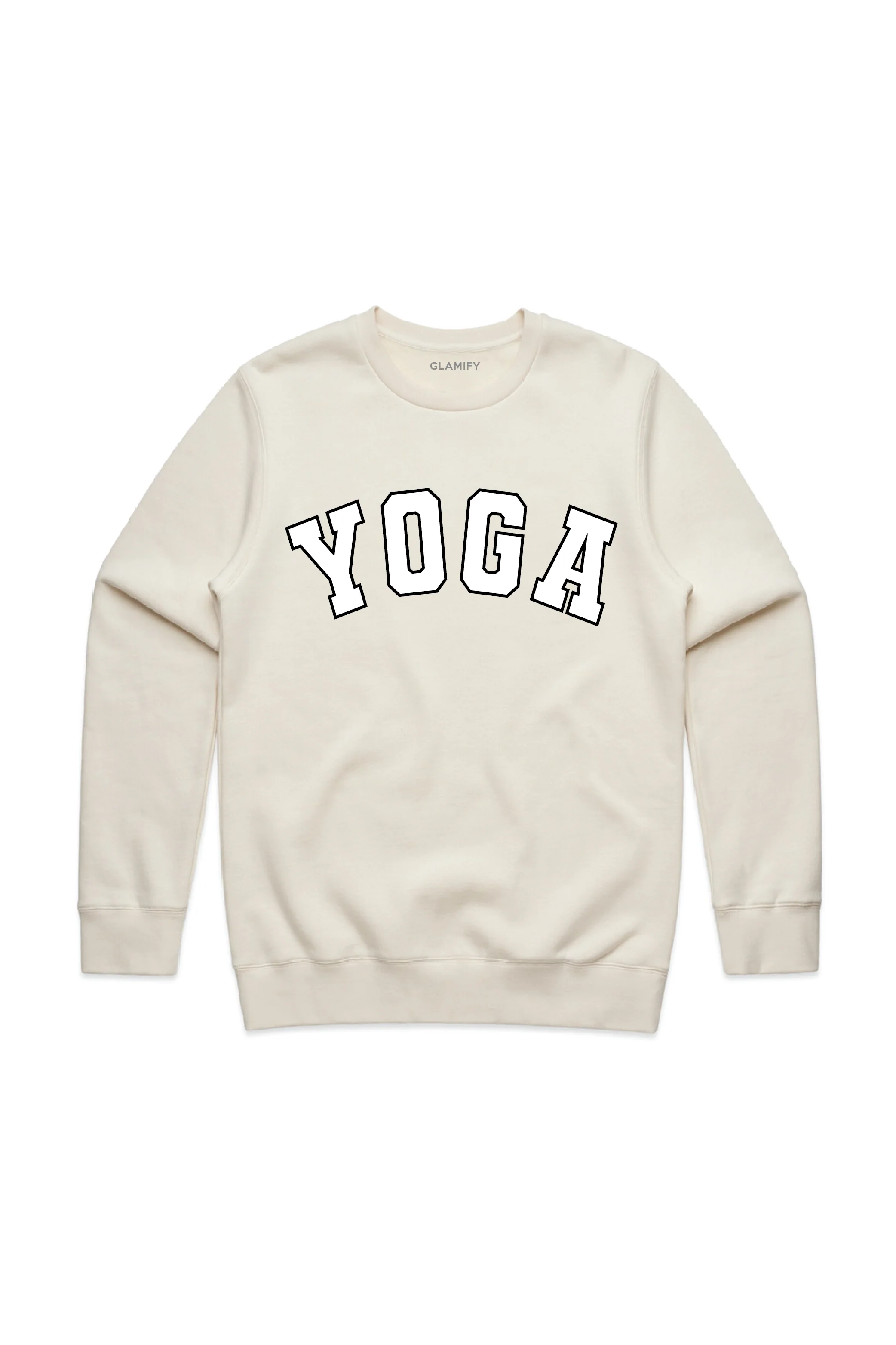YOGA printed ecru sweater - Image 2